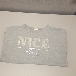 Zara embellished  sweatshirt for girls